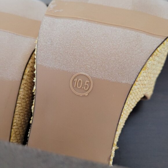 NEW Wild Pair Vidaa Ankle-Strap Patchwork Pl Natural Raffia 10.5 - Picture 8 of 10